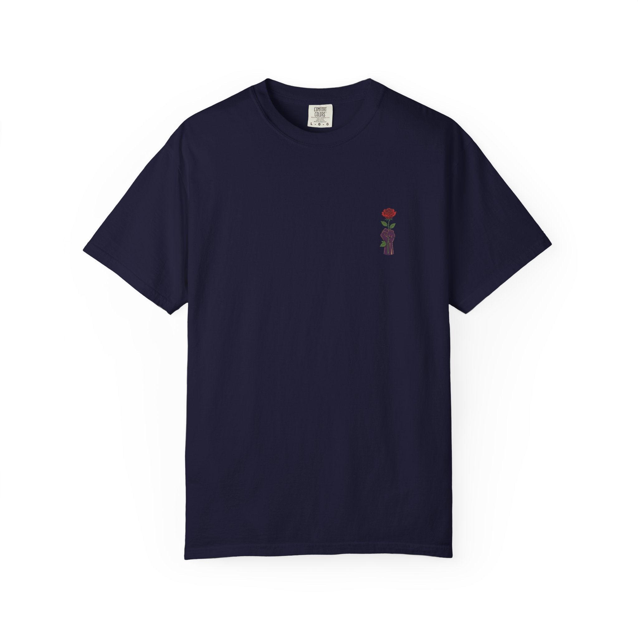 Stronger Than the Storm — Rose Fist Graphic T-Shirt | Good Life Goods - Good Life Goods