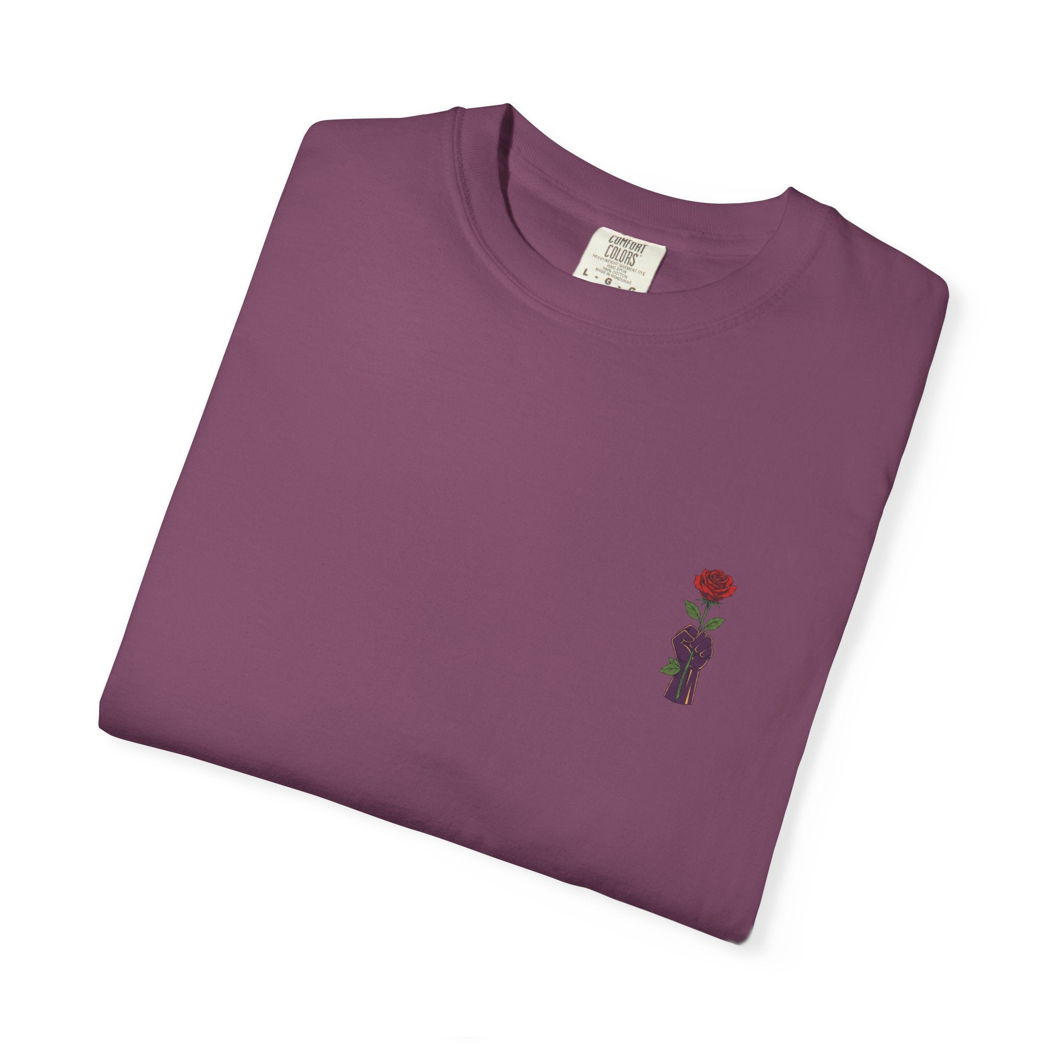 Stronger Than the Storm — Rose Fist Graphic T-Shirt | Good Life Goods - Good Life Goods