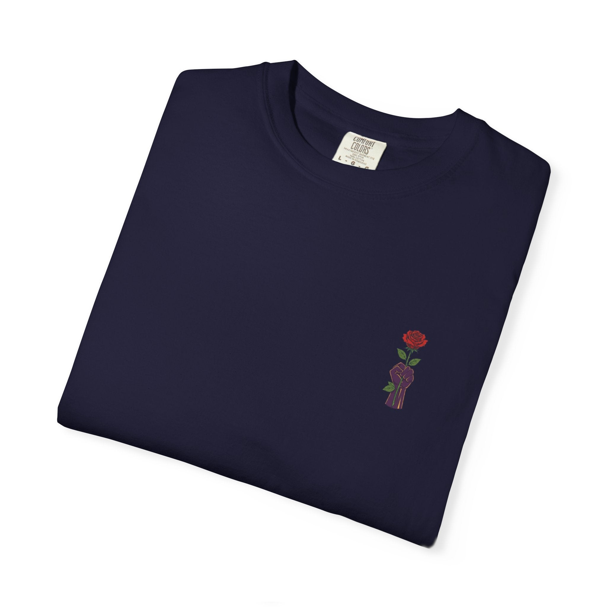 Stronger Than the Storm — Rose Fist Graphic T-Shirt | Good Life Goods - Good Life Goods