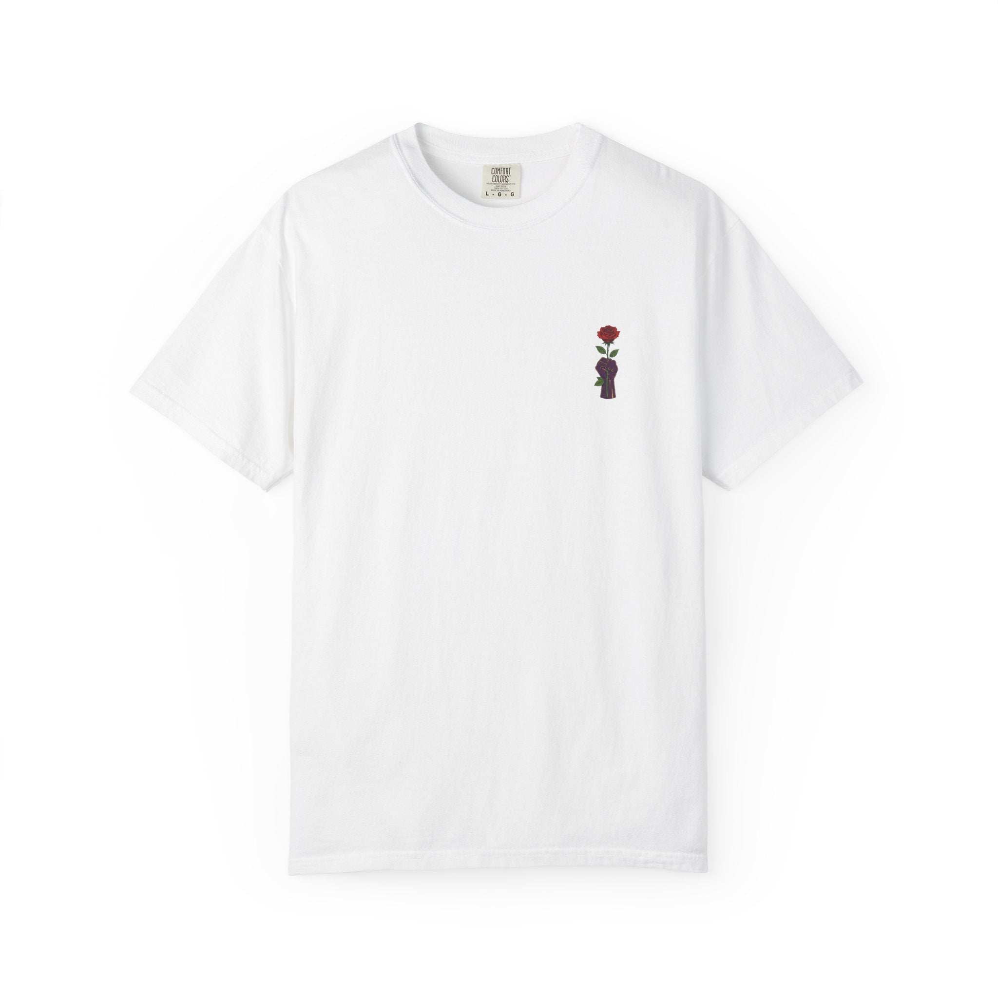 Stronger Than the Storm — Rose Fist Graphic T-Shirt | Good Life Goods - Good Life Goods
