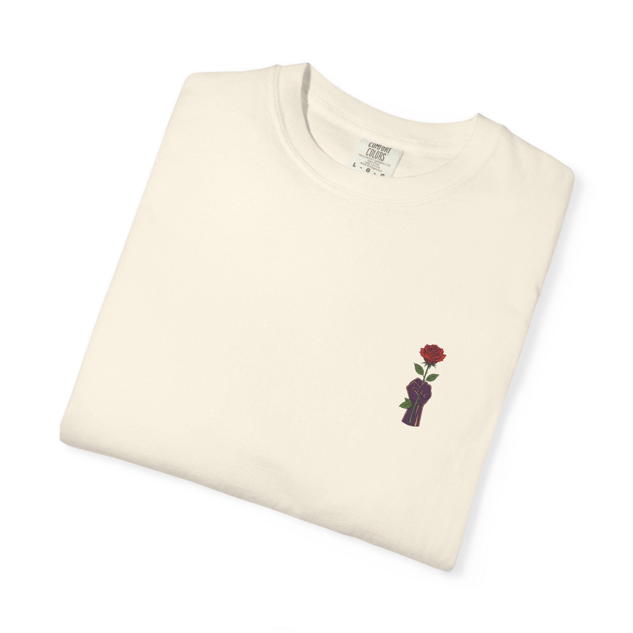 Stronger Than the Storm — Rose Fist Graphic T-Shirt | Good Life Goods - Good Life Goods