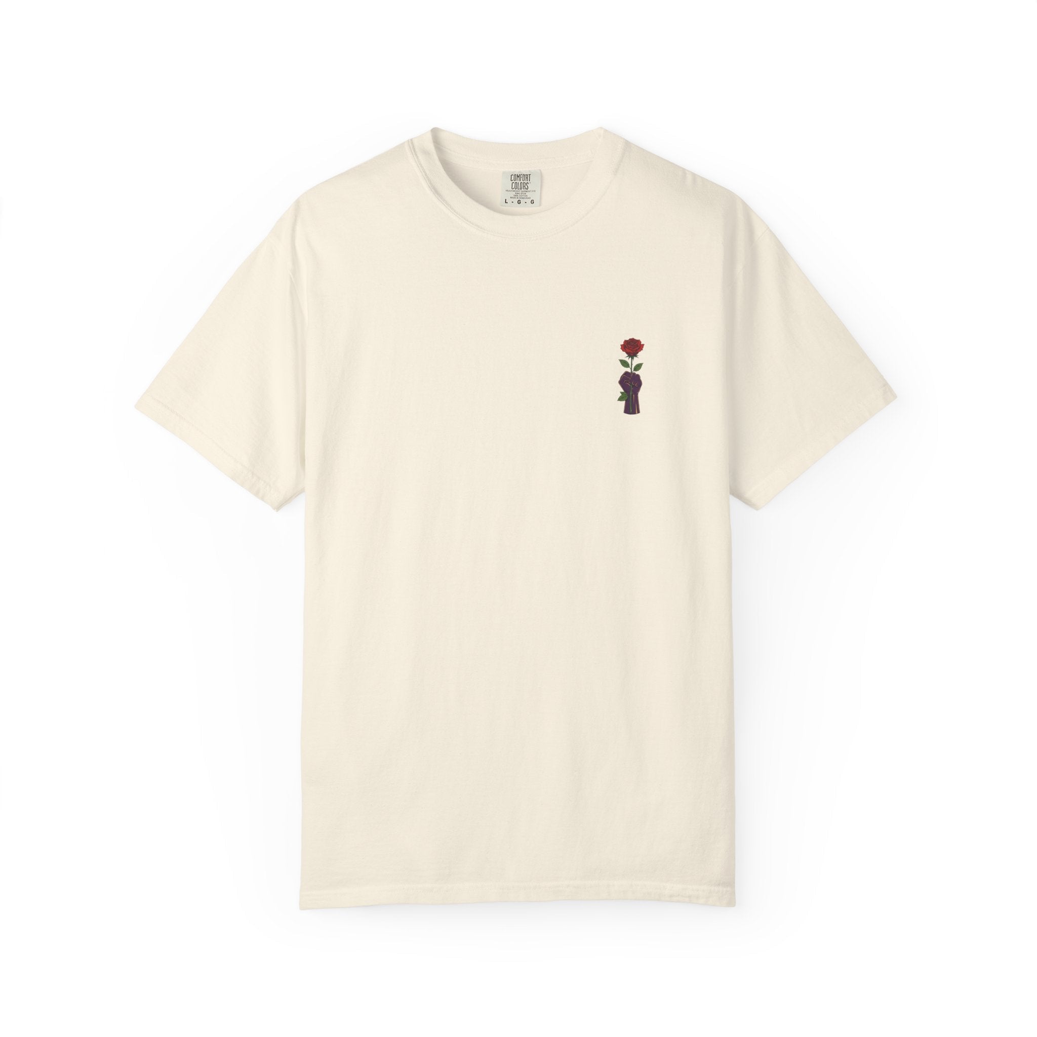 Stronger Than the Storm — Rose Fist Graphic T-Shirt | Good Life Goods - Good Life Goods