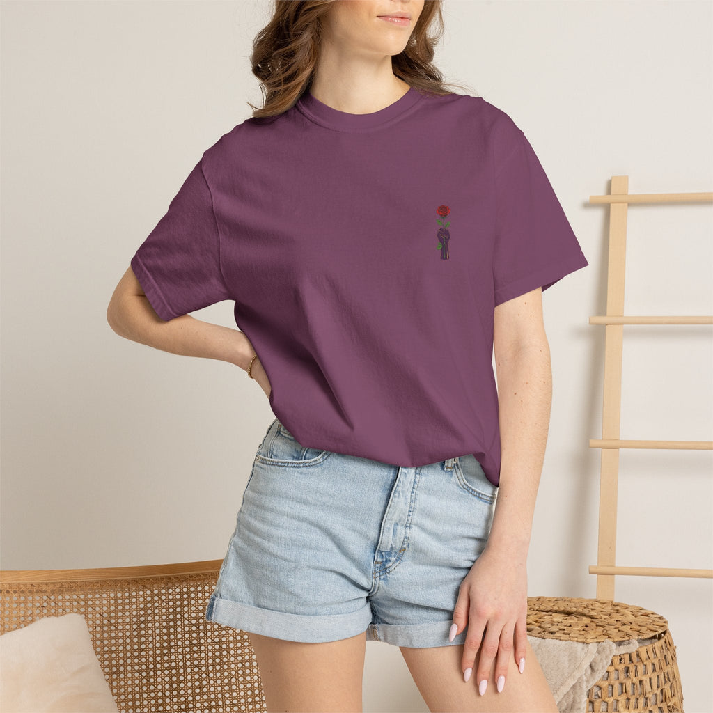 Stronger Than the Storm — Rose Fist Graphic T-Shirt | Good Life Goods - Good Life Goods