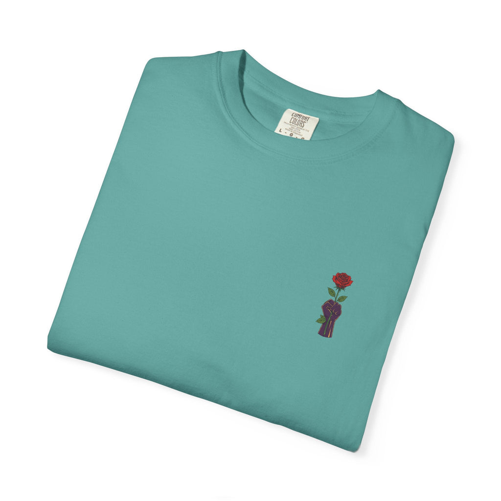 Stronger Than the Storm — Rose Fist Graphic T-Shirt | Good Life Goods - Good Life Goods
