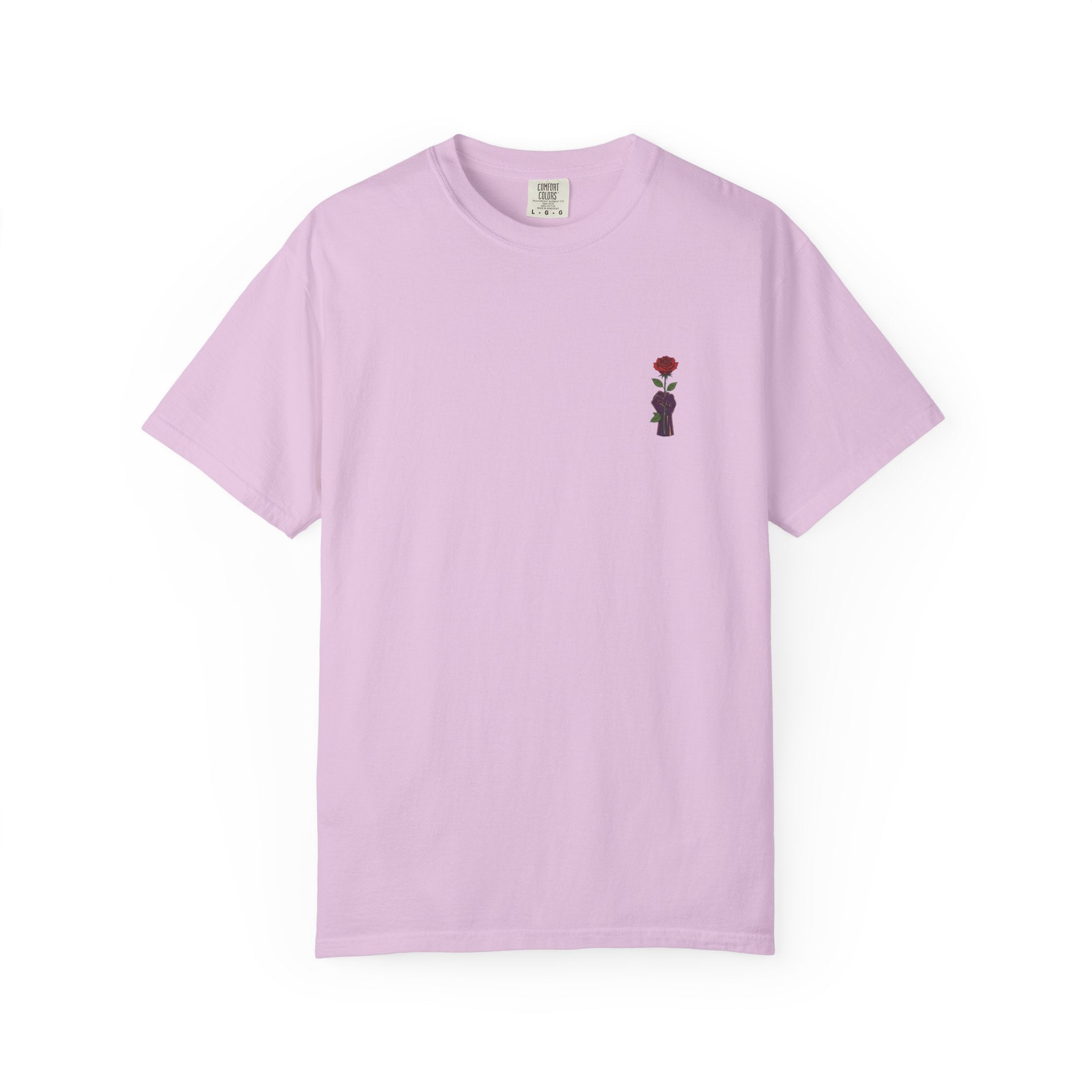 Stronger Than the Storm — Rose Fist Graphic T-Shirt | Good Life Goods - Good Life Goods