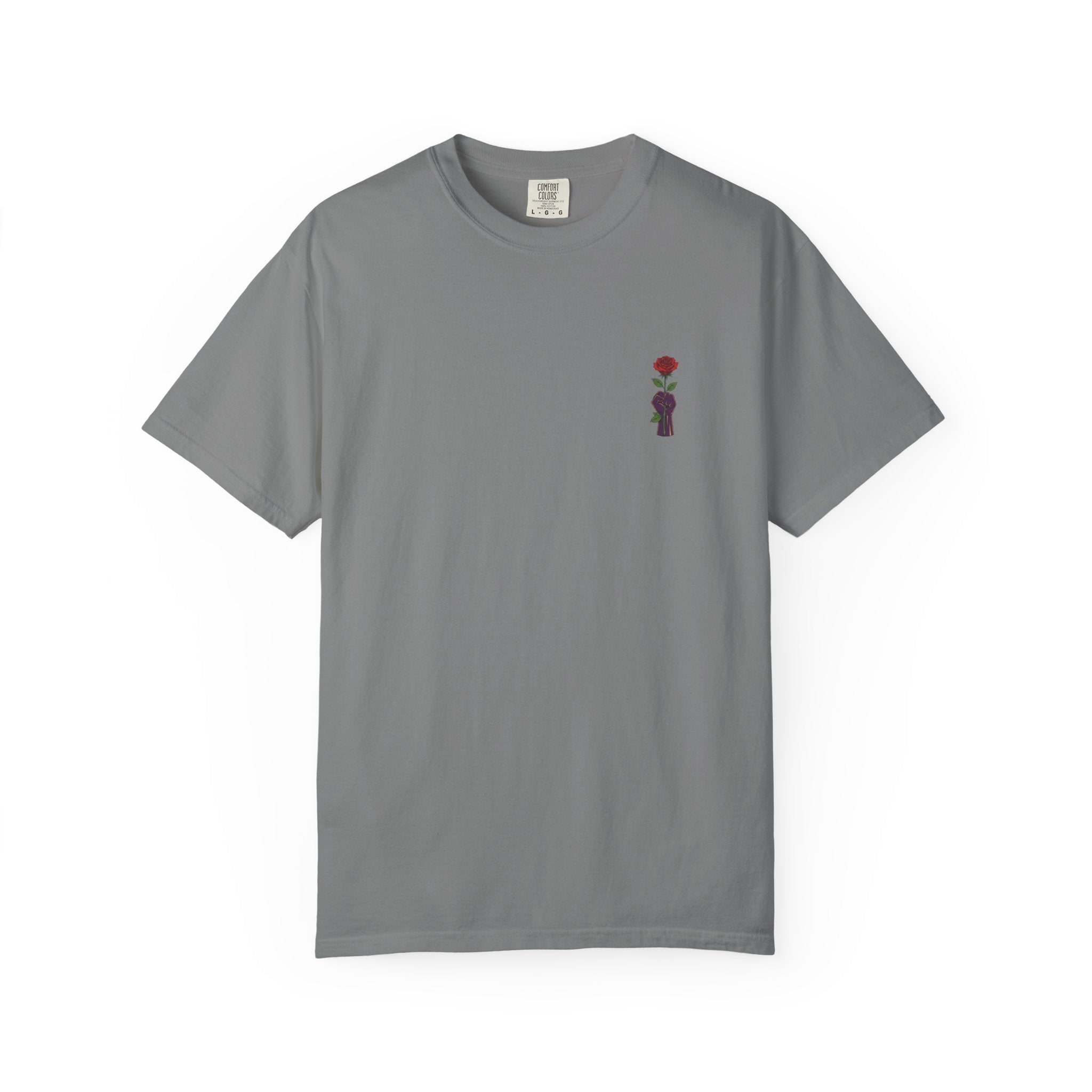 Stronger Than the Storm — Rose Fist Graphic T-Shirt | Good Life Goods - Good Life Goods