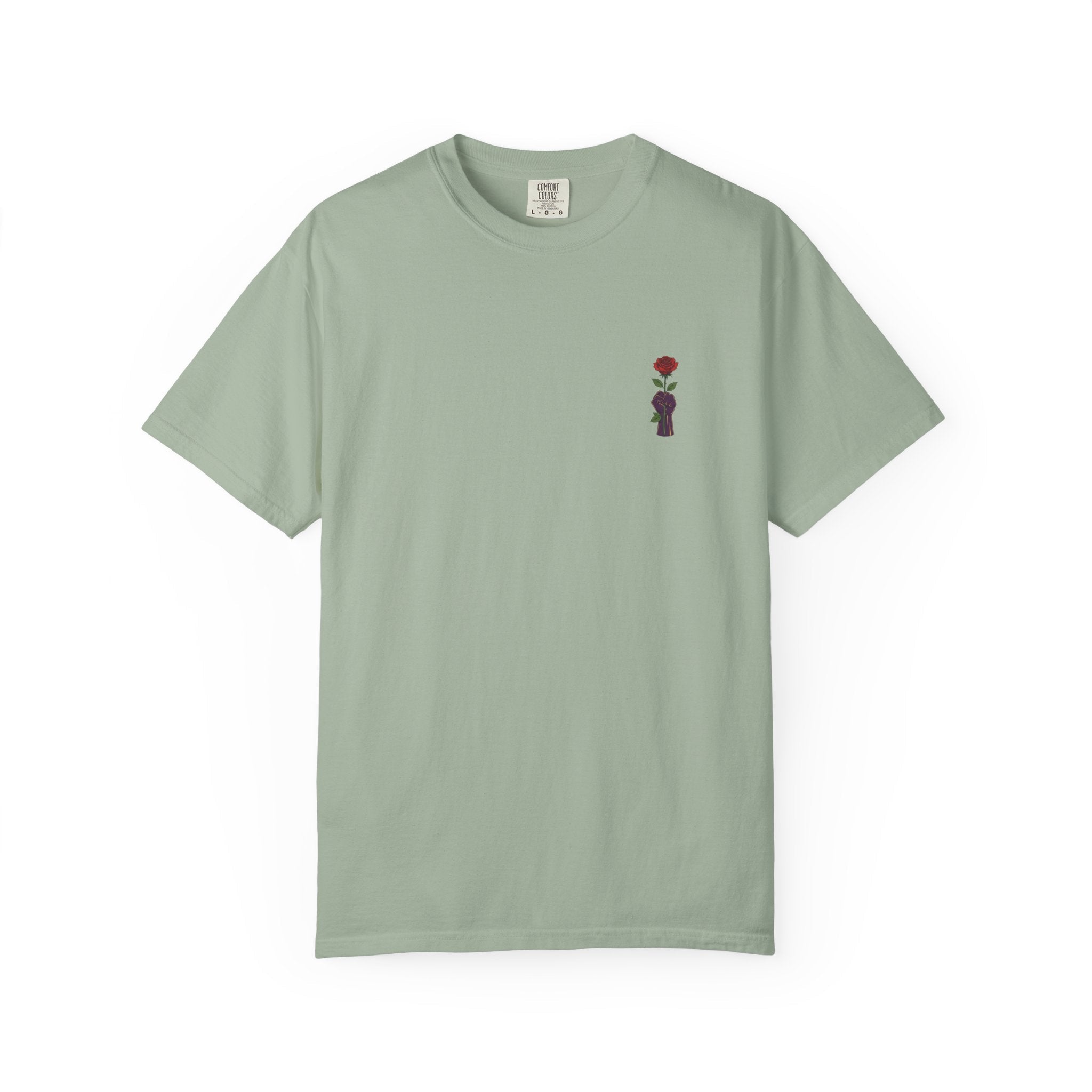 Stronger Than the Storm — Rose Fist Graphic T-Shirt | Good Life Goods - Good Life Goods