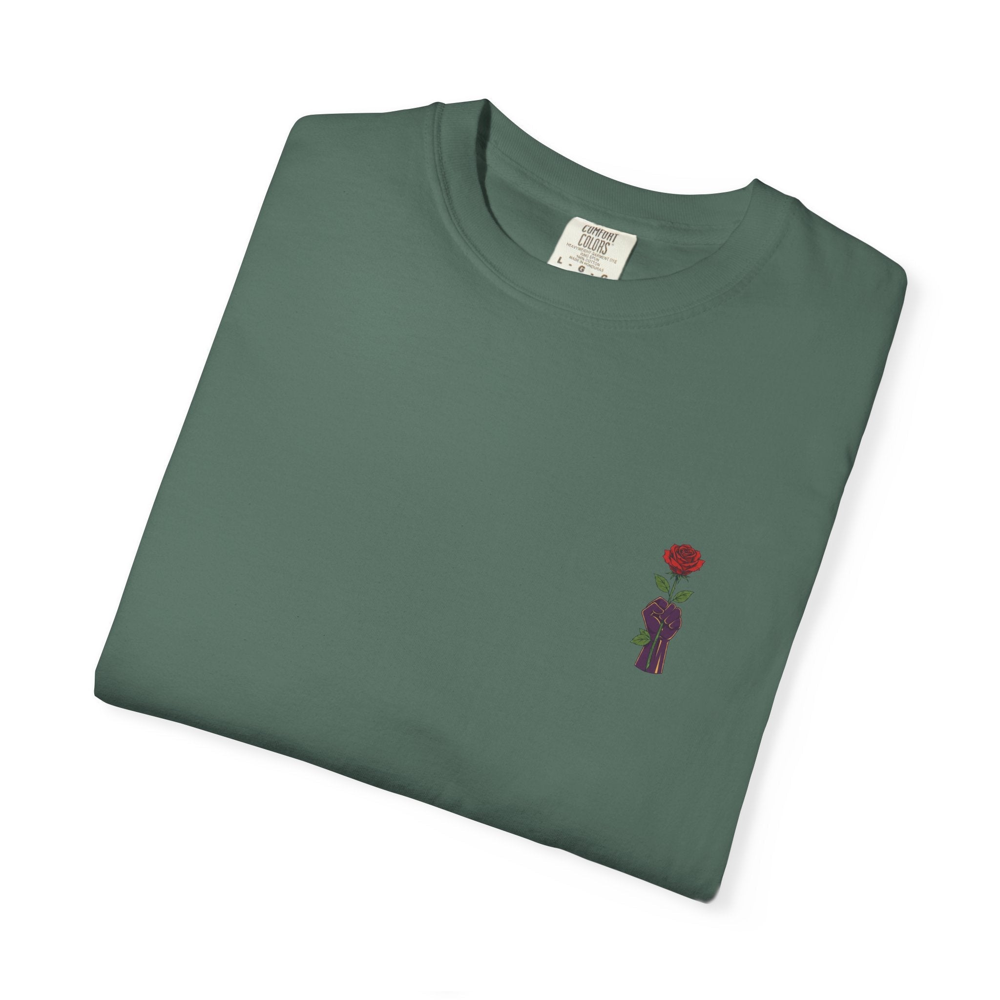 Stronger Than the Storm — Rose Fist Graphic T-Shirt | Good Life Goods - Good Life Goods