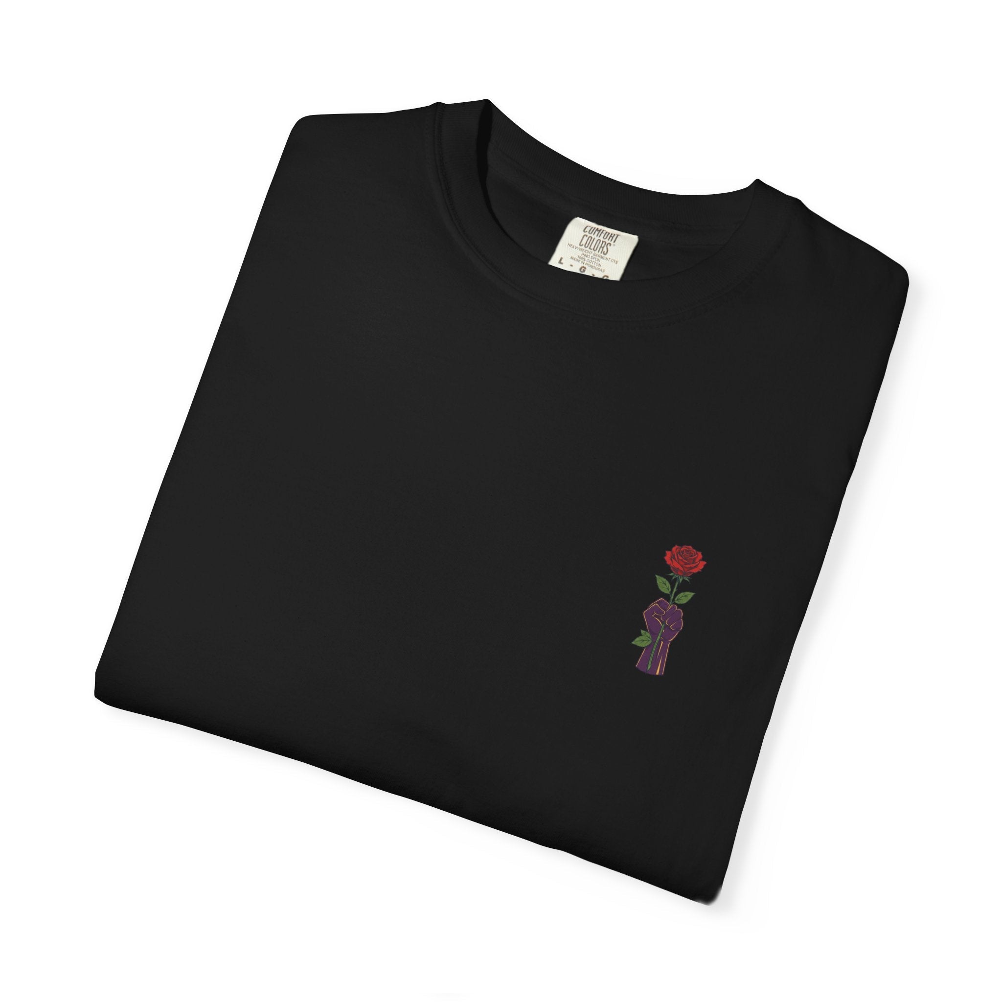 Stronger Than the Storm — Rose Fist Graphic T-Shirt | Good Life Goods - Good Life Goods
