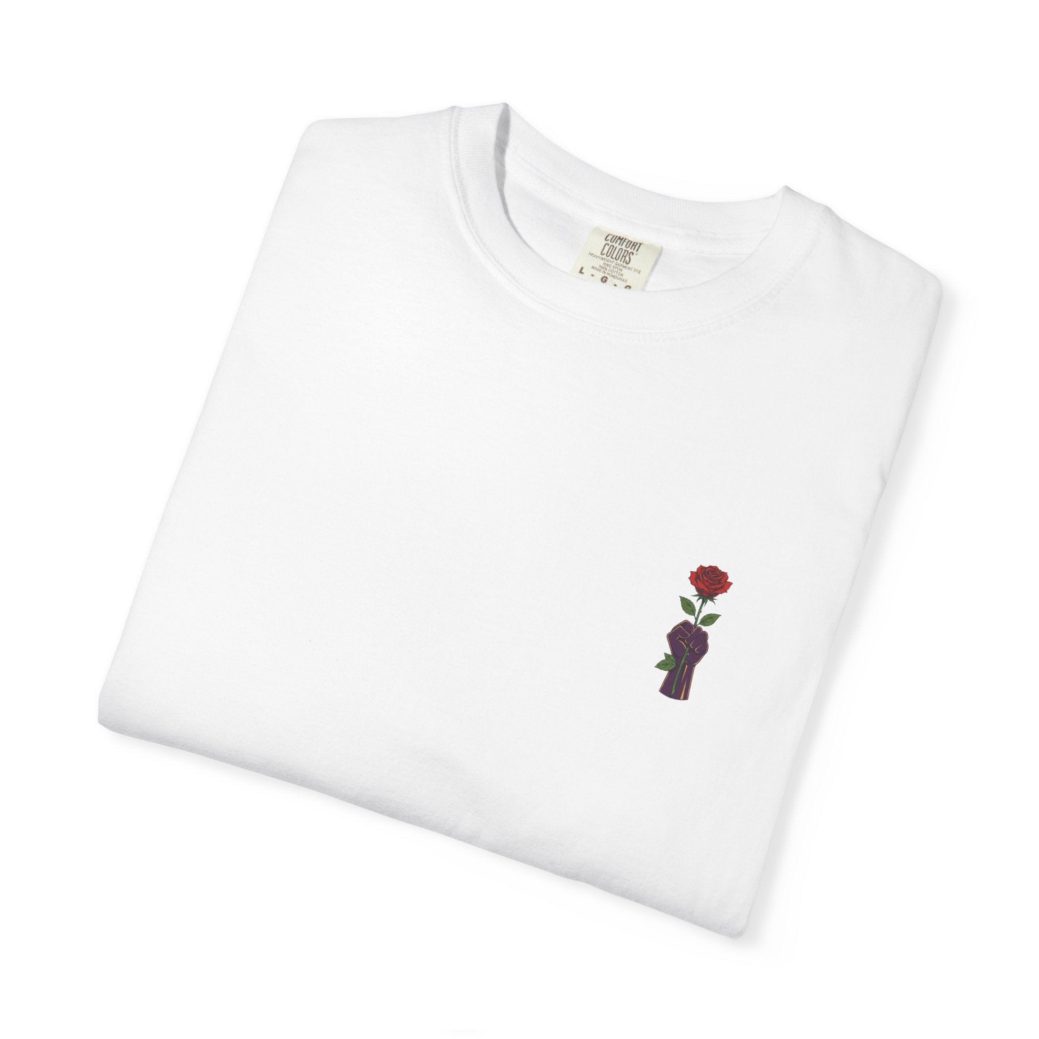 Stronger Than the Storm — Rose Fist Graphic T-Shirt | Good Life Goods - Good Life Goods
