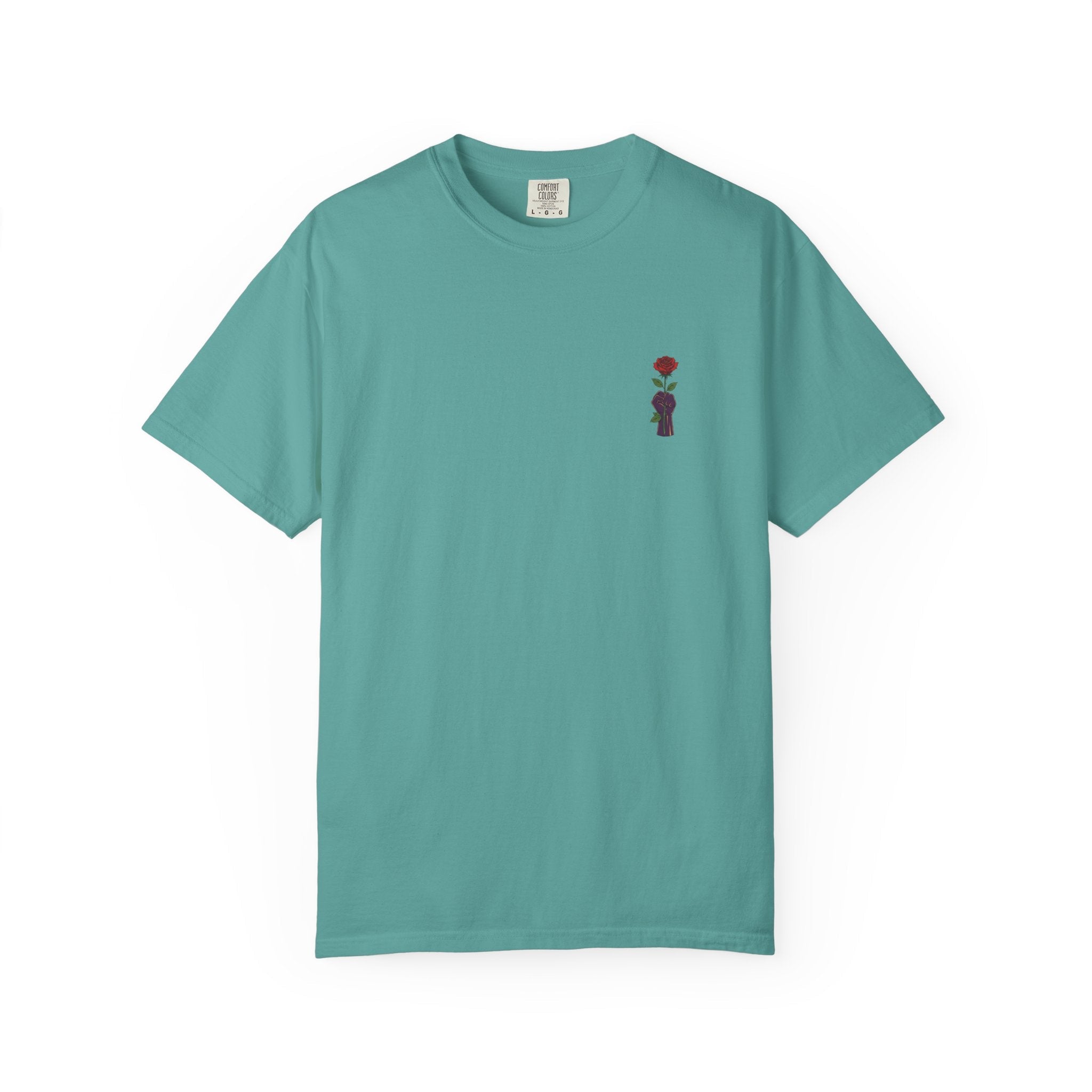 Stronger Than the Storm — Rose Fist Graphic T-Shirt | Good Life Goods - Good Life Goods