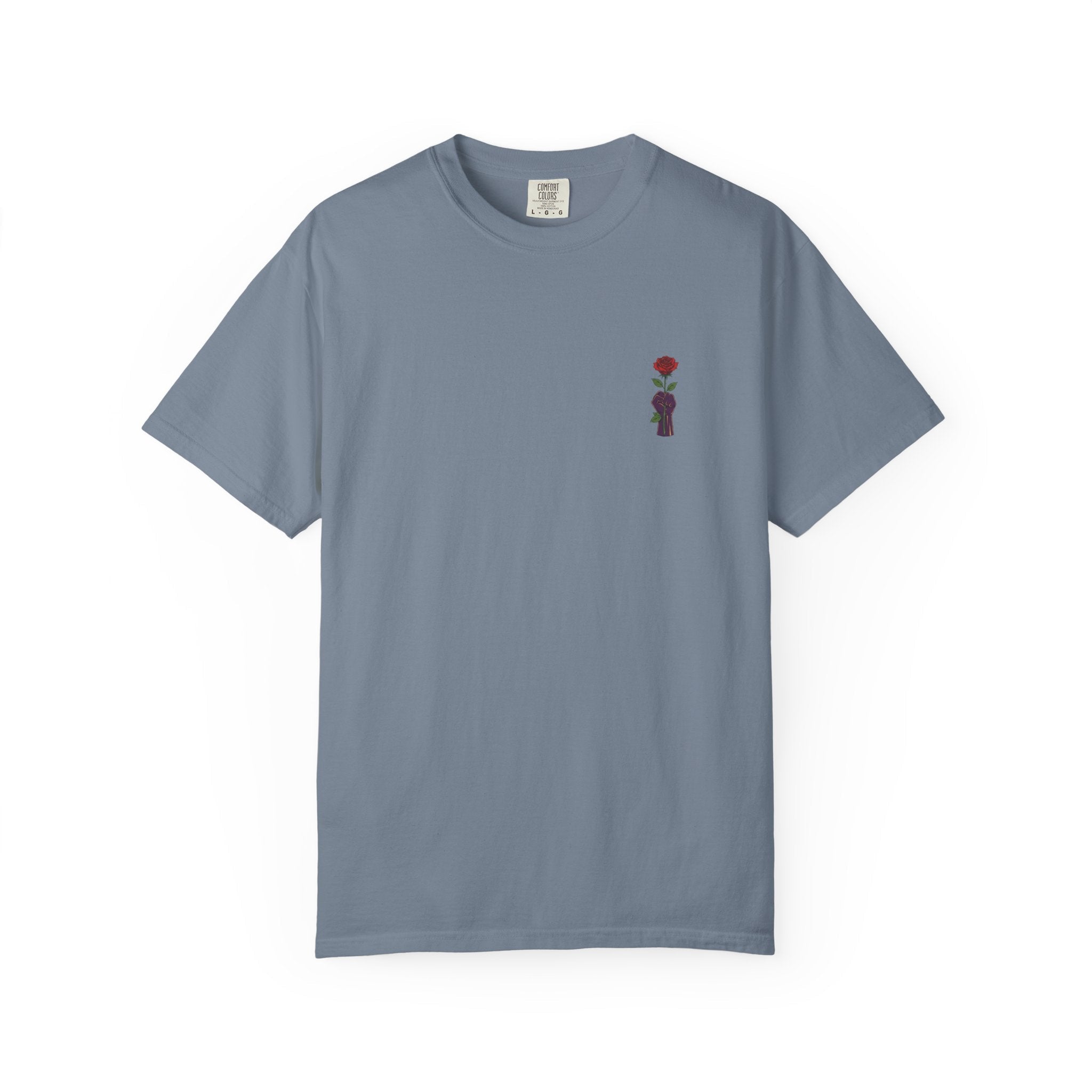 Stronger Than the Storm — Rose Fist Graphic T-Shirt | Good Life Goods - Good Life Goods