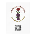 Stronger Than the Storm — Rose Fist Kiss-Cut Vinyl Decal | Good Life Goods - Good Life Goods