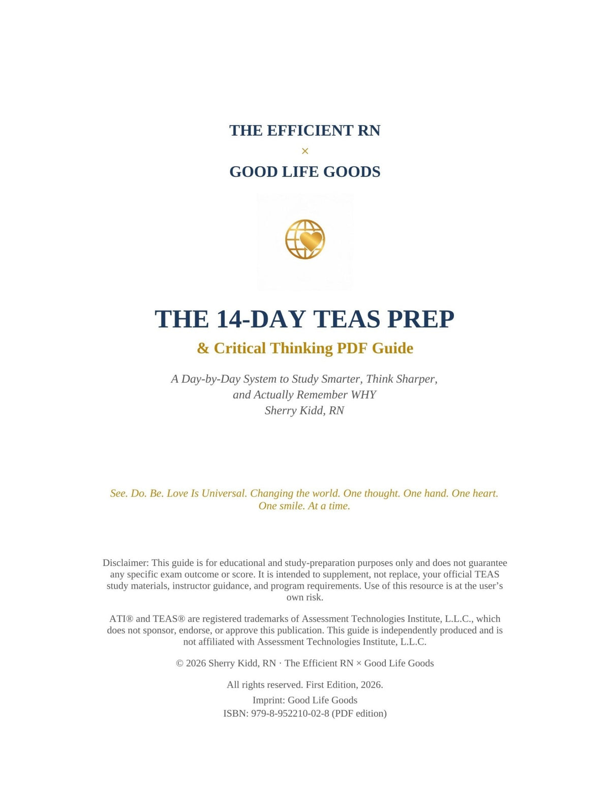 THE 14-DAY TEAS PREP & Critical Thinking PDF Guide - Good Life Goods