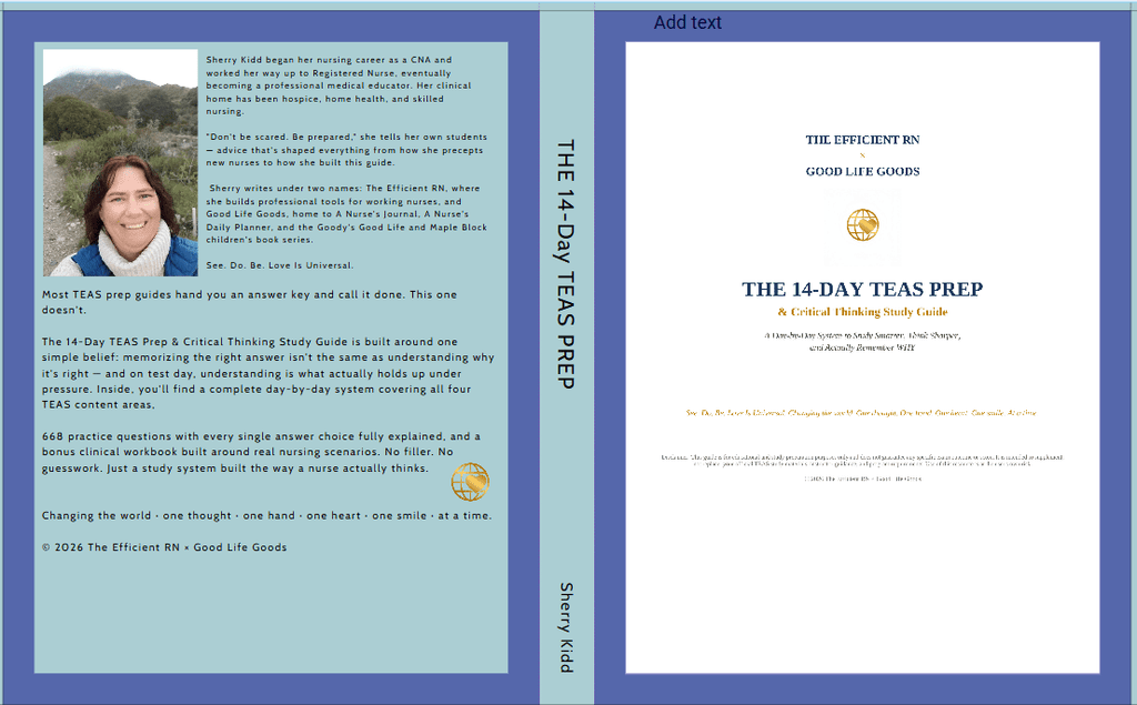 The 14-Day TEAS Prep & Critical Thinking Study Guide — Full-Color Printed Edition - Good Life Goods