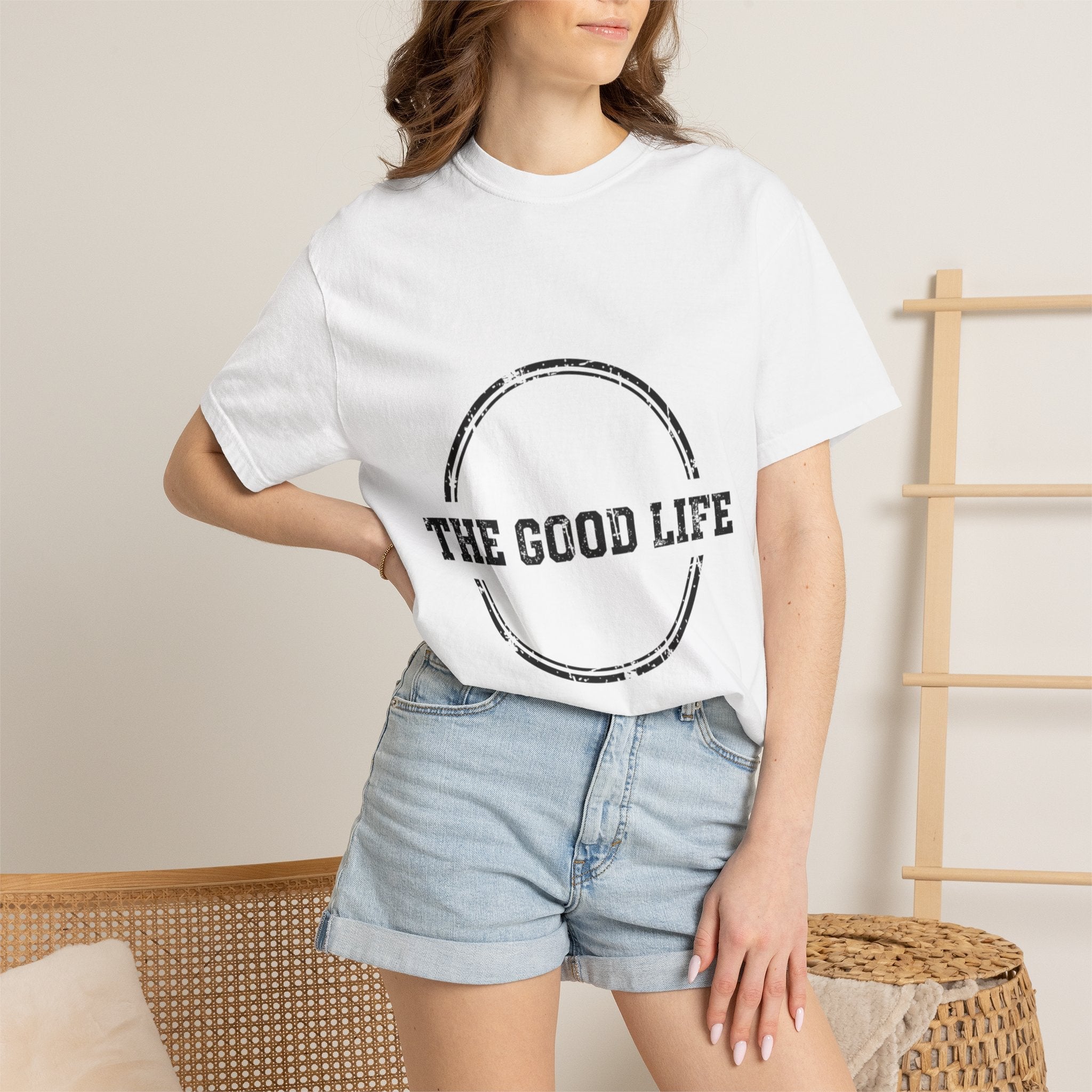 The Good Life T-Shirt — Vintage Circle Logo Tee - Good Life Goods