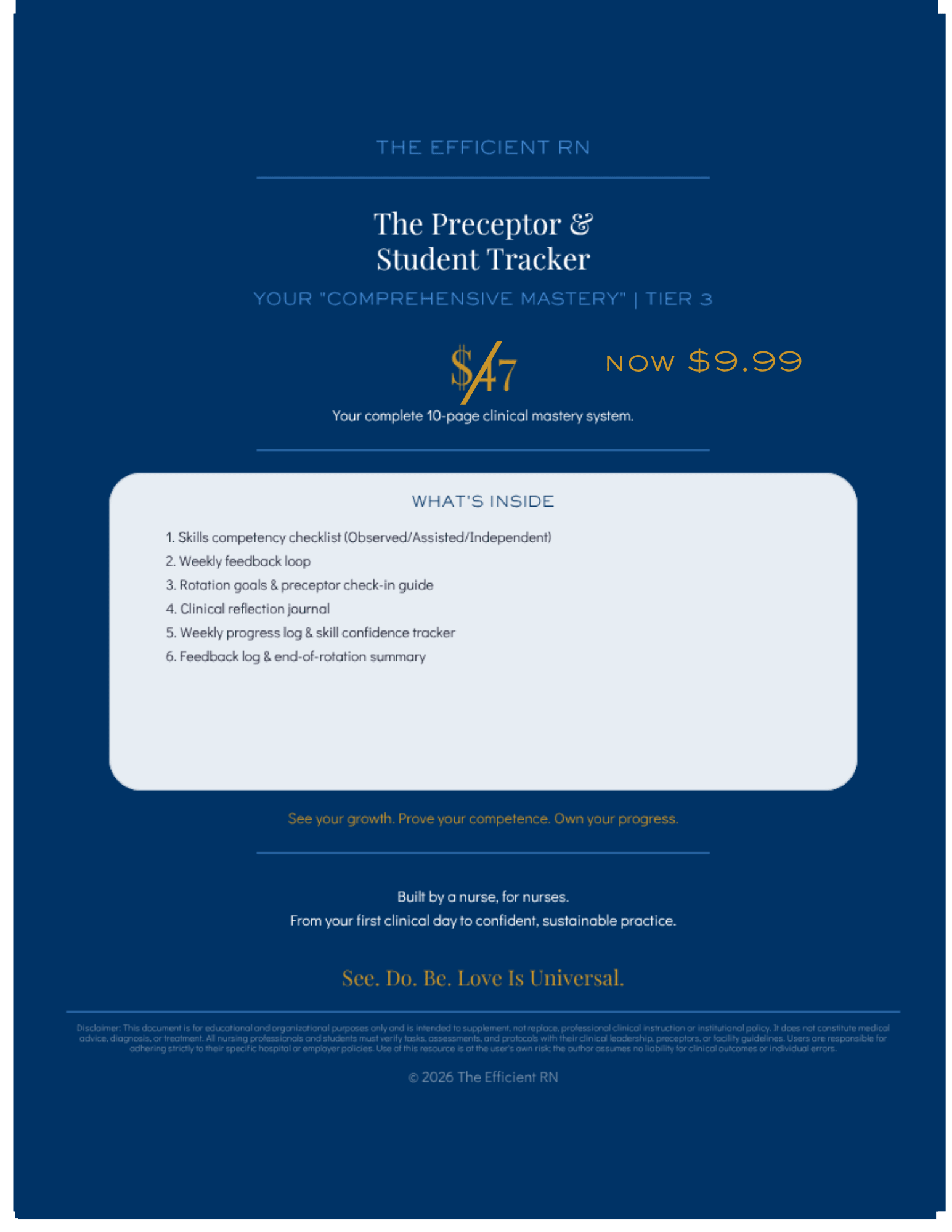 The Preceptor & Student Tracker — Master Your Clinicals with Confidence - Good Life Goods