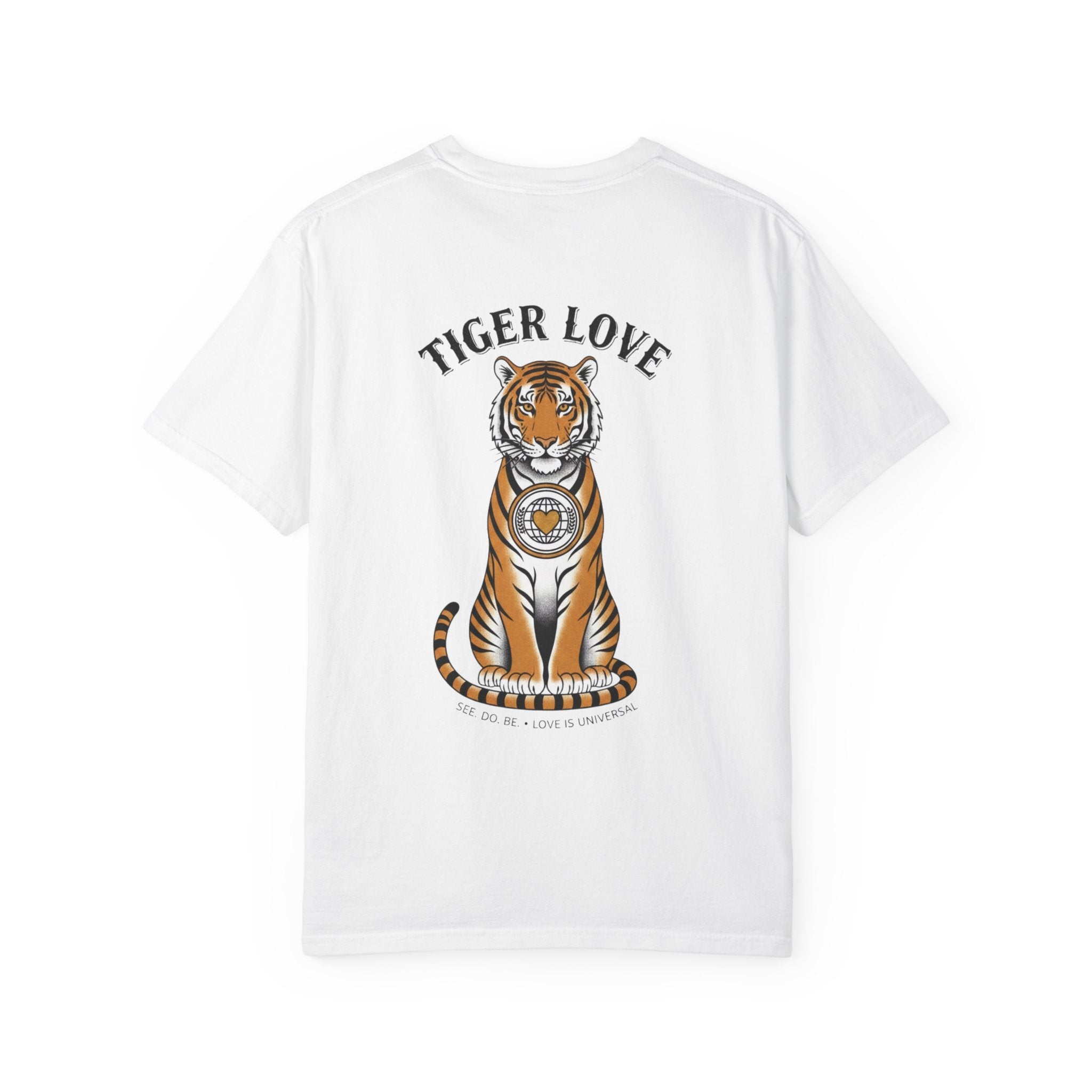 Tiger Love Graphic T-Shirt — Vintage Tiger Back Print - Good Life Goods