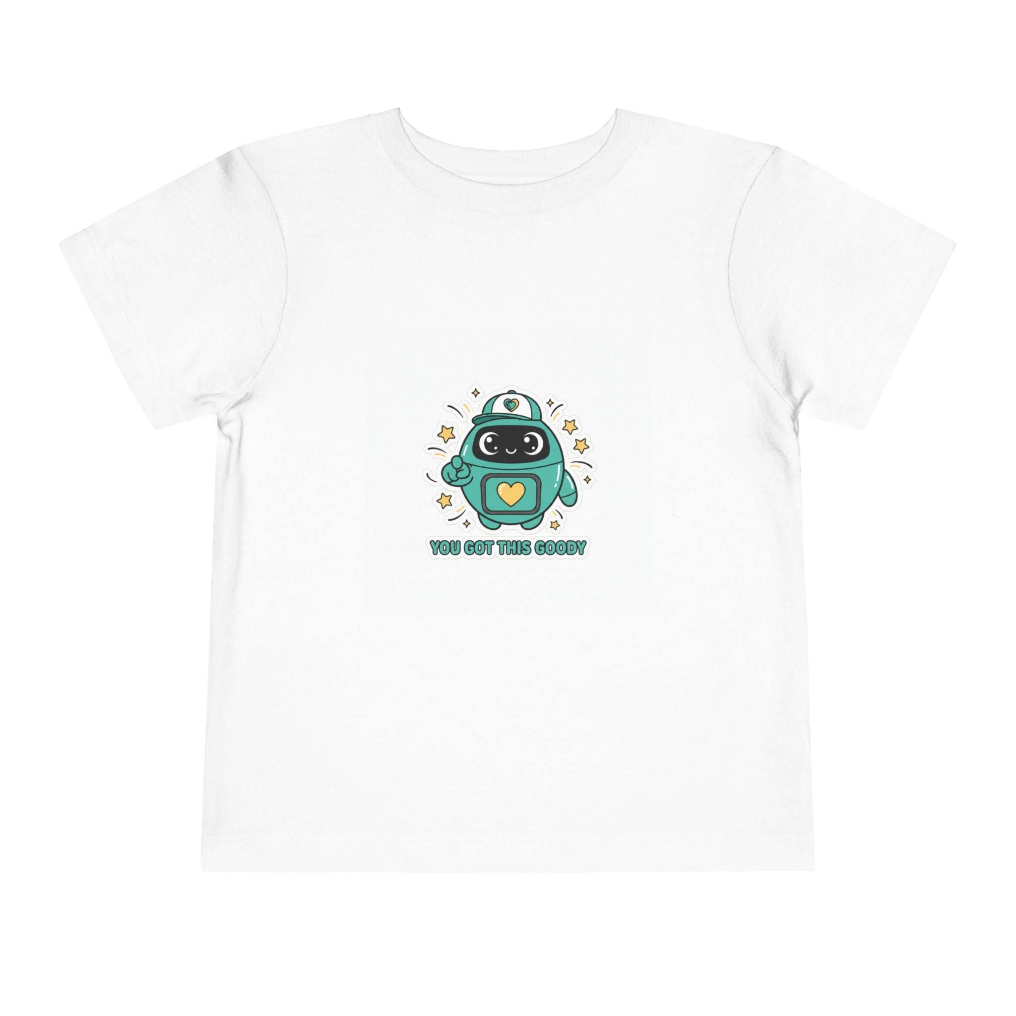 Toddler Tee — Cute Goody Robot "You Got This" Graphic - Good Life Goods