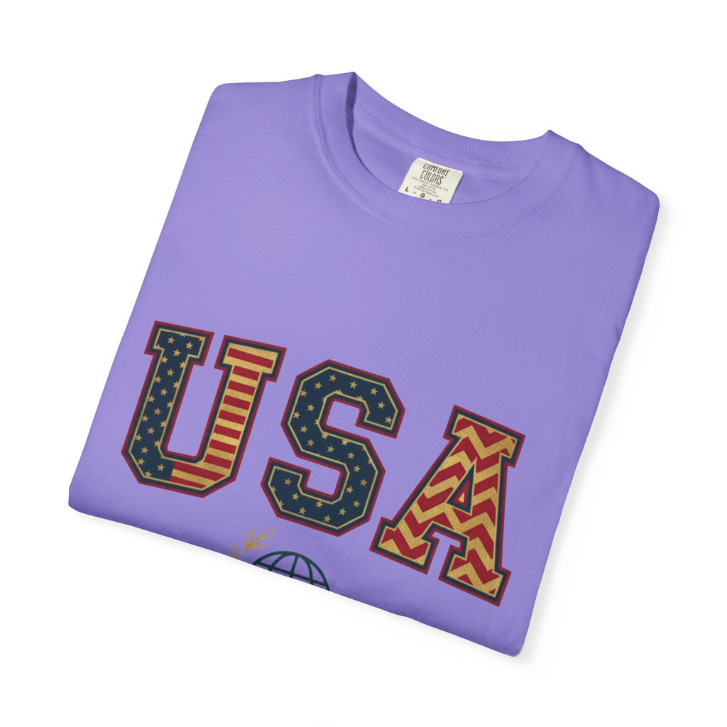 USA Graphic T-Shirt — SEE. DO. BE. Vintage Patriotic Tee - Good Life Goods
