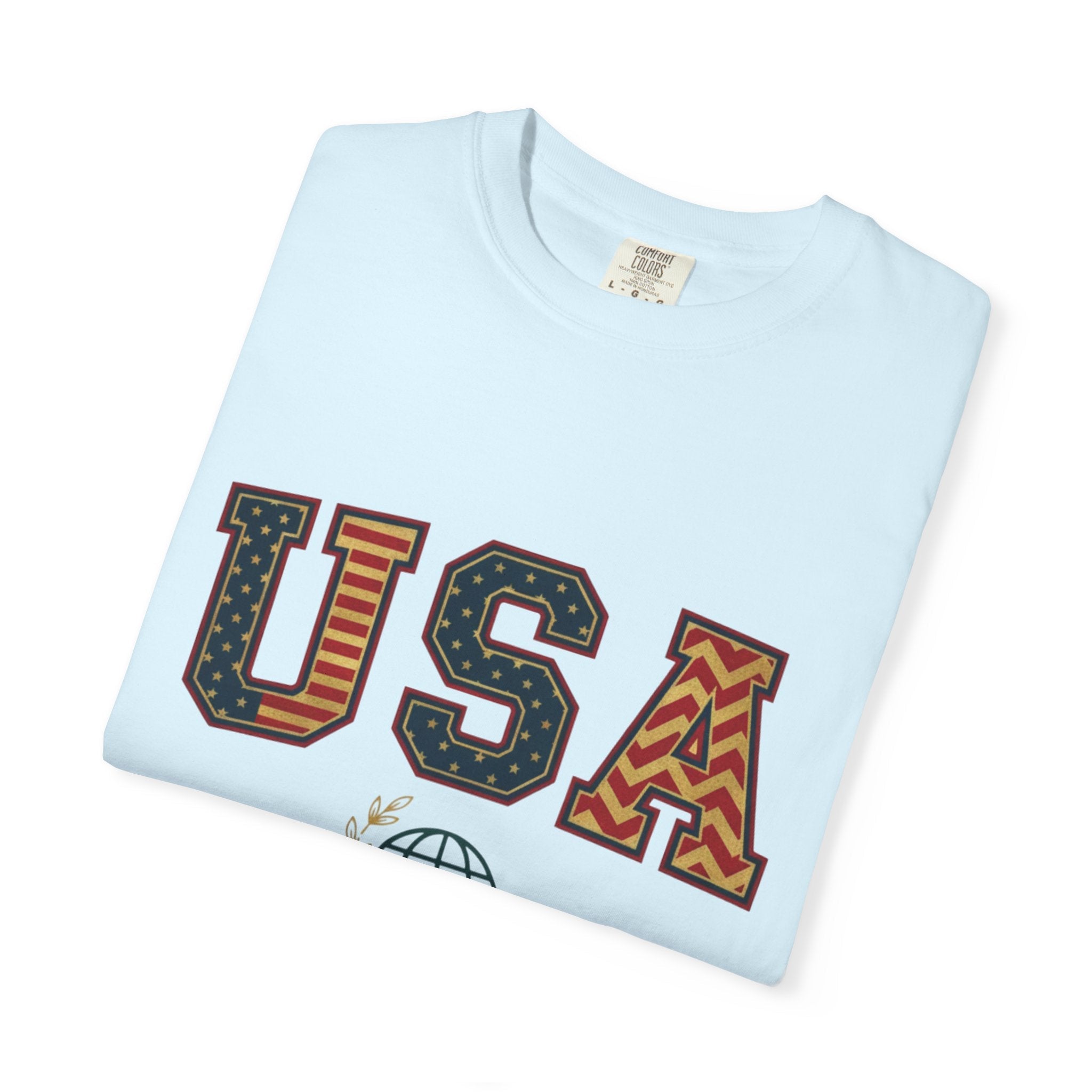 USA Graphic T-Shirt — SEE. DO. BE. Vintage Patriotic Tee - Good Life Goods