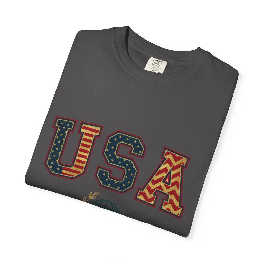 USA Graphic T-Shirt — SEE. DO. BE. Vintage Patriotic Tee - Good Life Goods