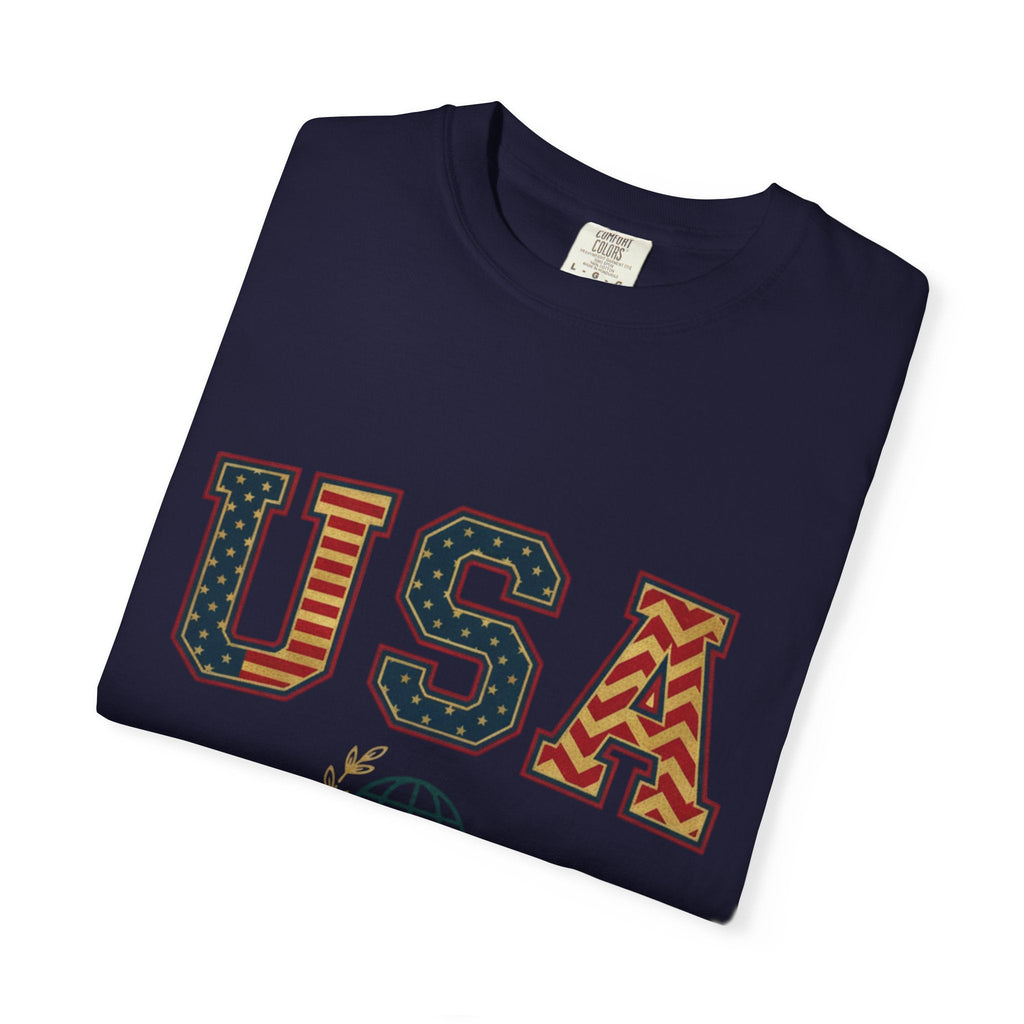 USA Graphic T-Shirt — SEE. DO. BE. Vintage Patriotic Tee - Good Life Goods