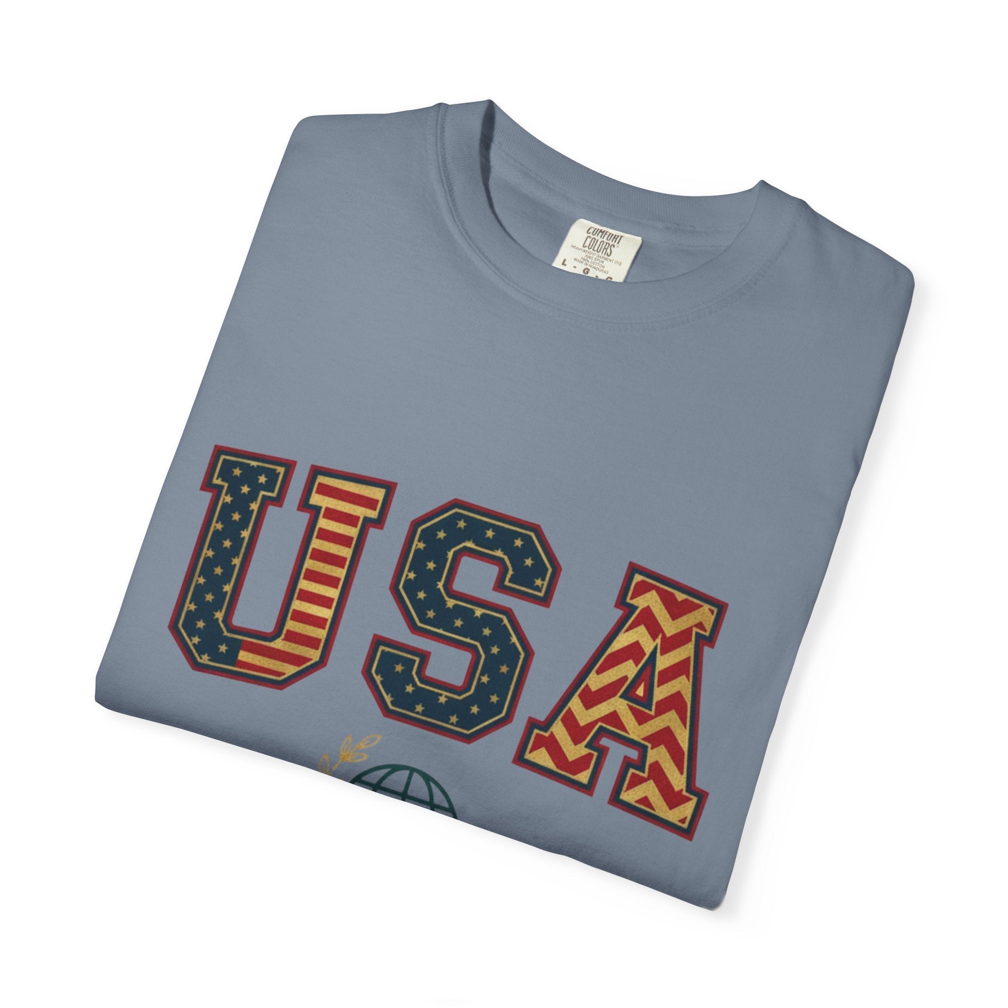 USA Graphic T-Shirt — SEE. DO. BE. Vintage Patriotic Tee - Good Life Goods
