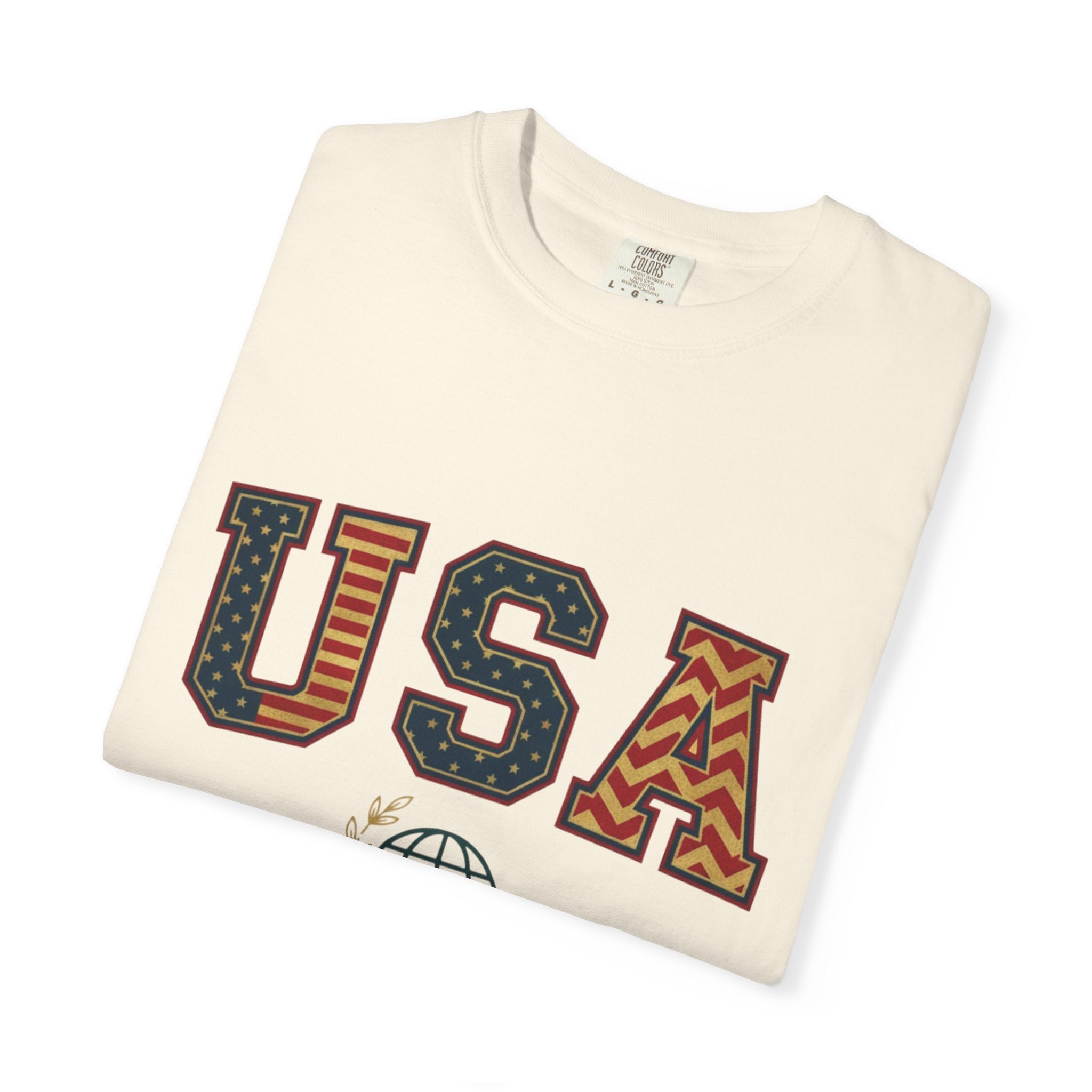 USA Graphic T-Shirt — SEE. DO. BE. Vintage Patriotic Tee - Good Life Goods