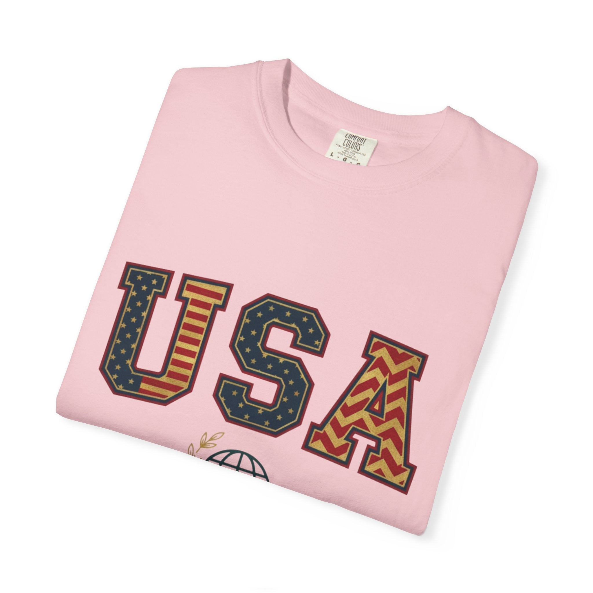 USA Graphic T-Shirt — SEE. DO. BE. Vintage Patriotic Tee - Good Life Goods