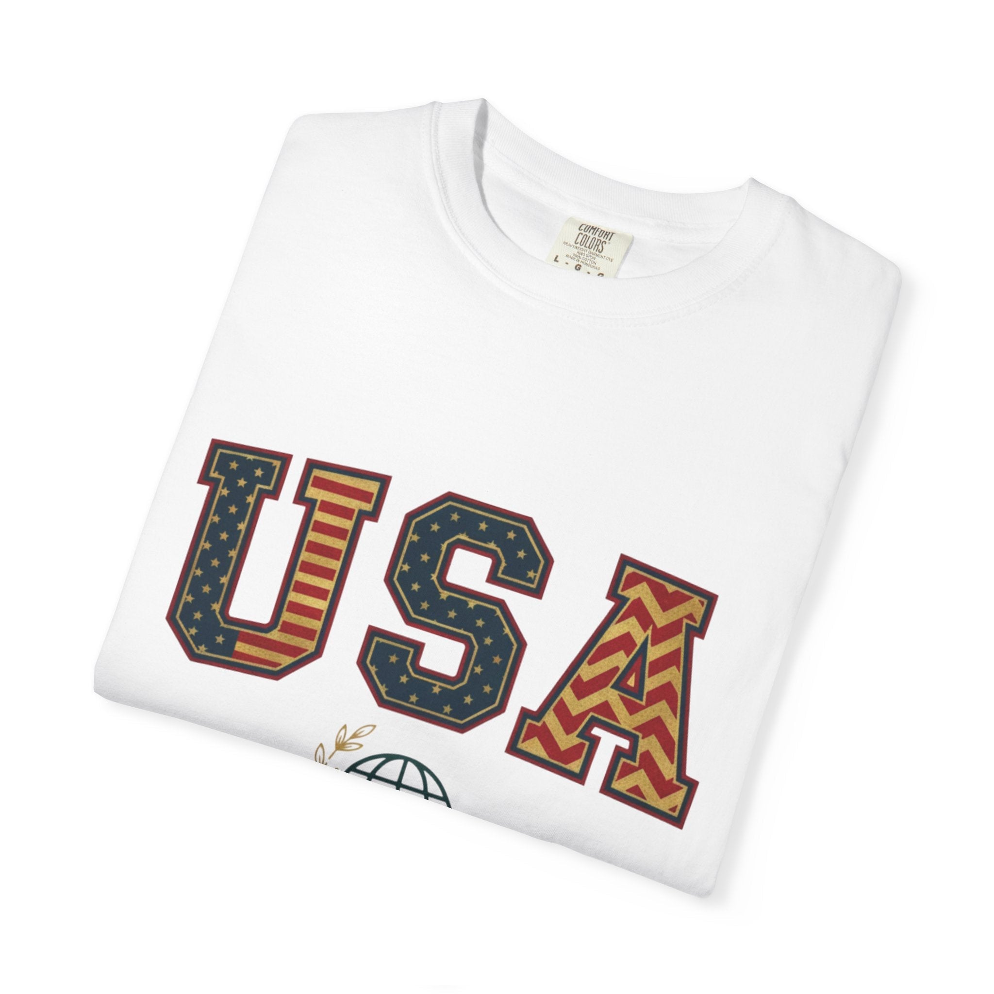 USA Graphic T-Shirt — SEE. DO. BE. Vintage Patriotic Tee - Good Life Goods