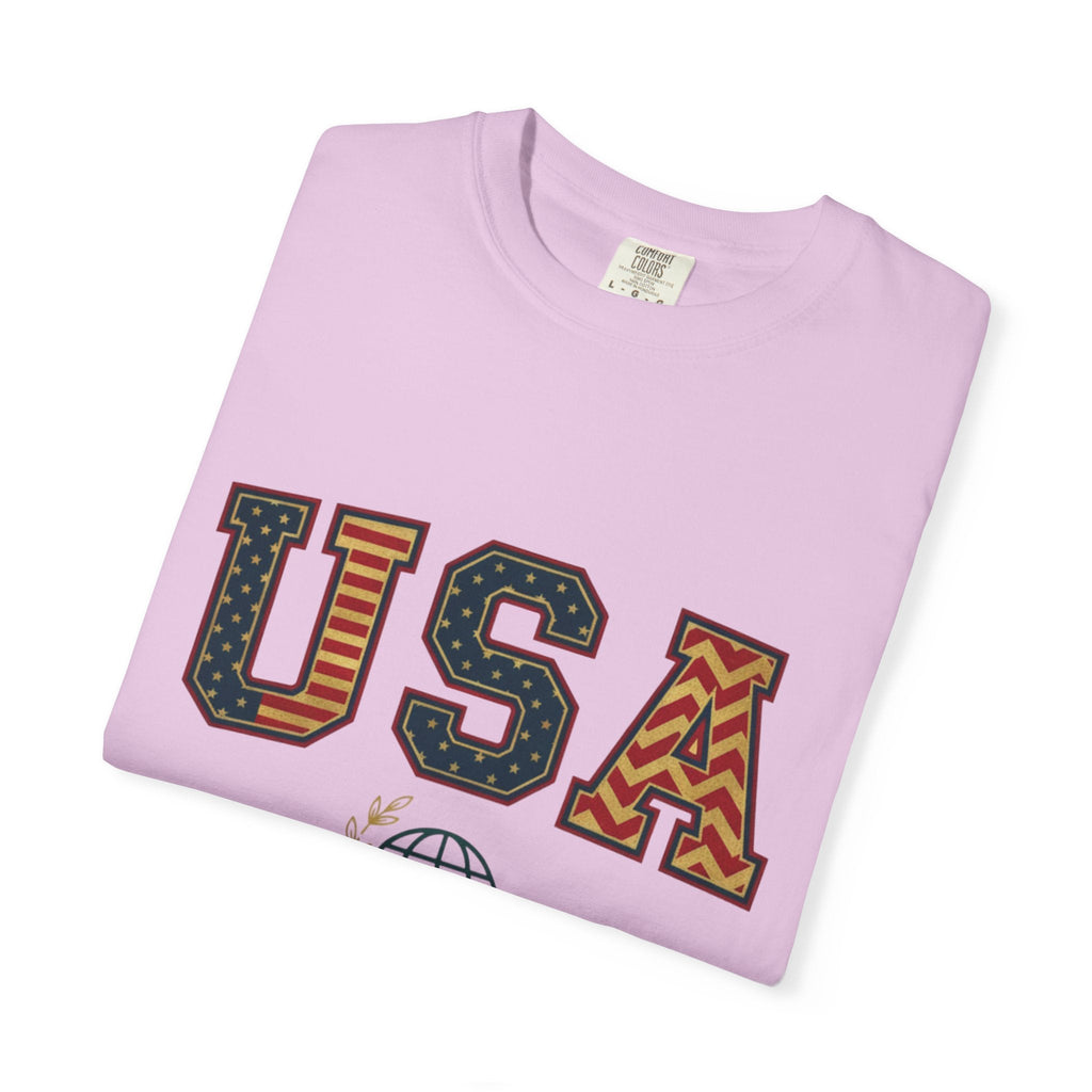 USA Graphic T-Shirt — SEE. DO. BE. Vintage Patriotic Tee - Good Life Goods