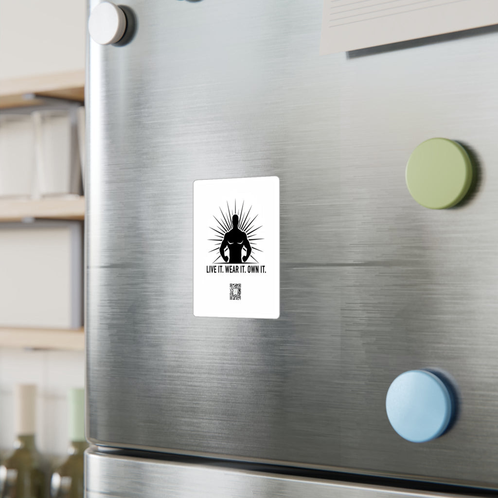 Vinyl Decal — 'Live It. Wear It. Own It.' Motivational Fitness Sticker - Good Life Goods