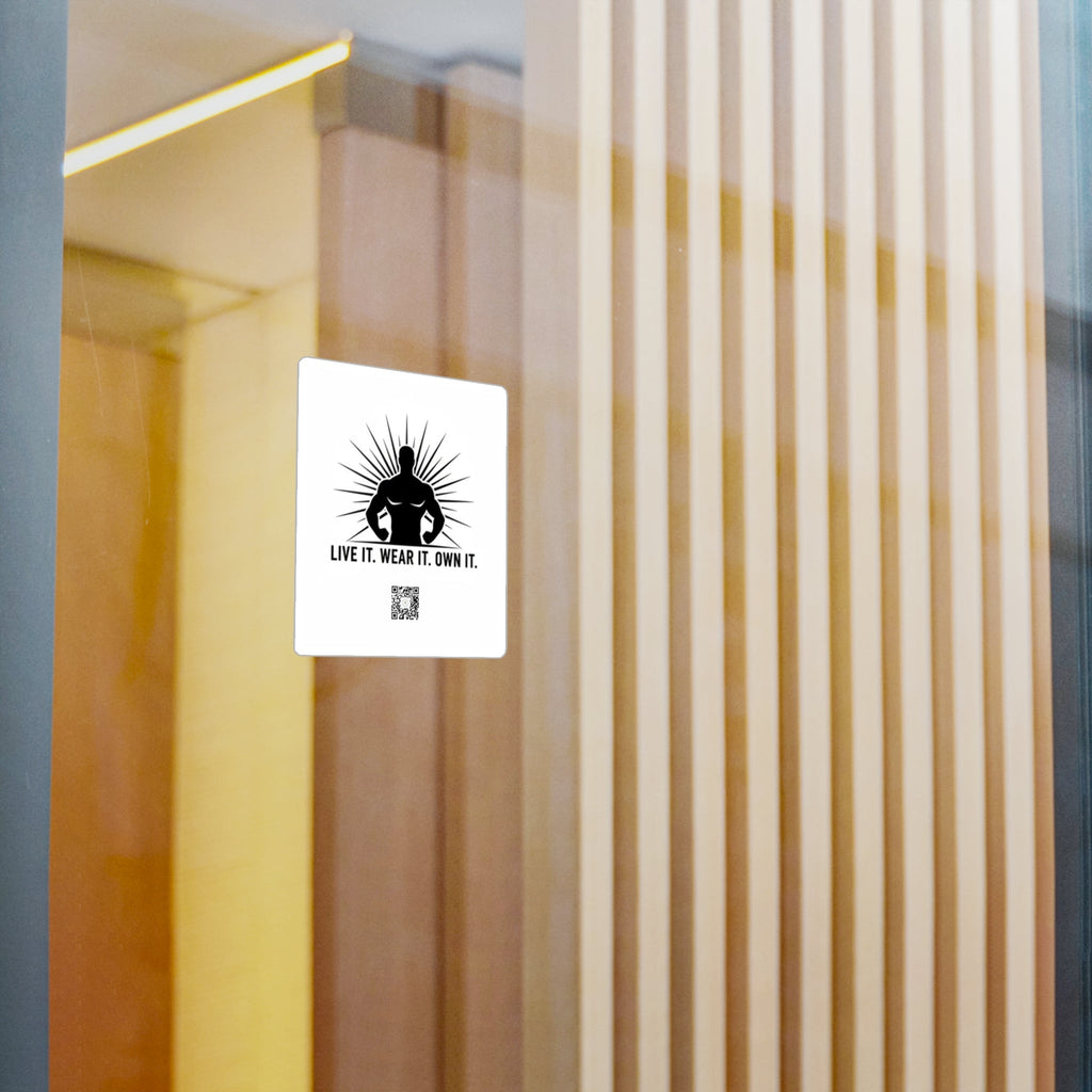 Vinyl Decal — 'Live It. Wear It. Own It.' Motivational Fitness Sticker - Good Life Goods