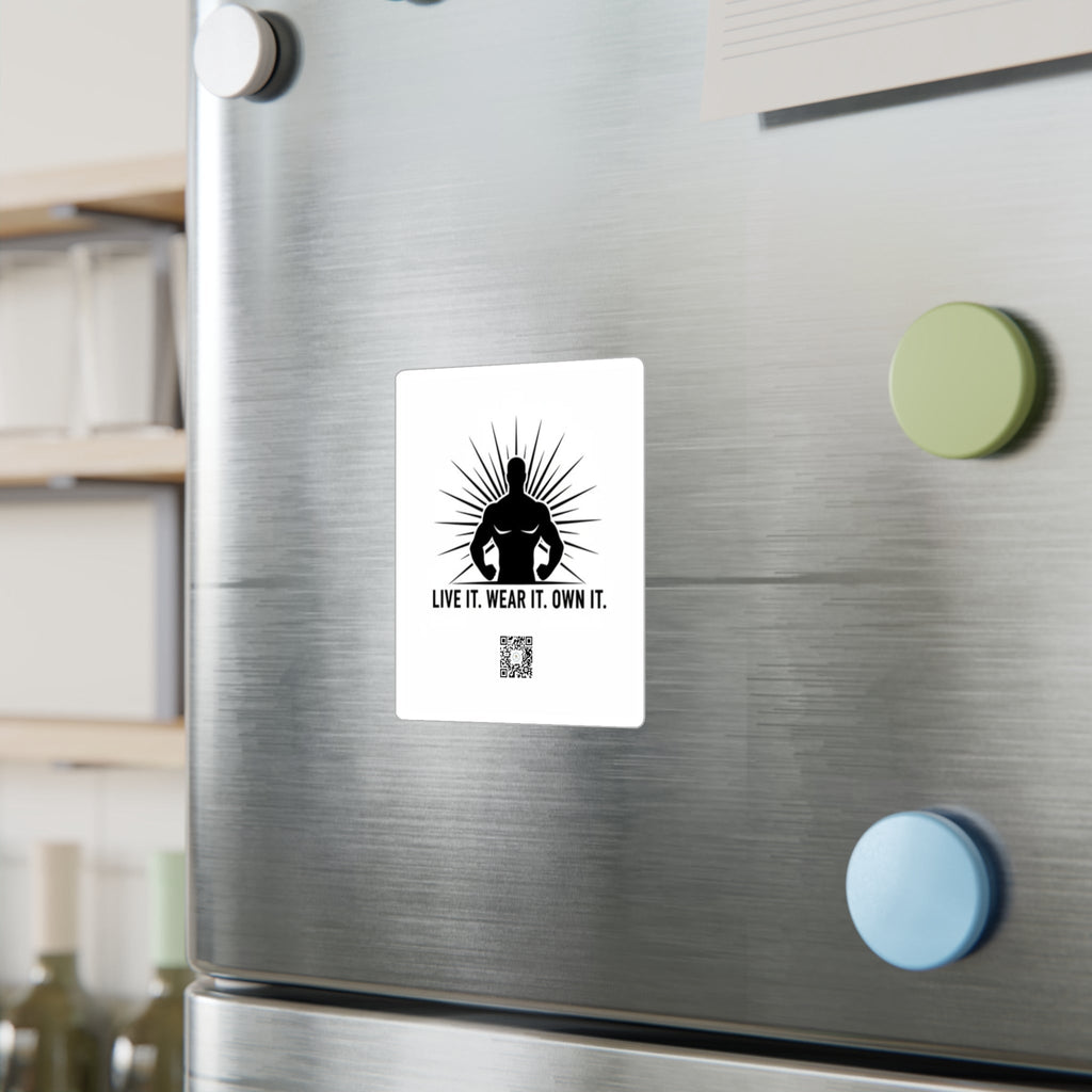 Vinyl Decal — 'Live It. Wear It. Own It.' Motivational Fitness Sticker - Good Life Goods