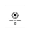 Vinyl Decal Sticker — 'Good Life Goods' Logo Kiss-Cut Sticker (Waterproof, Window-Ready) - Good Life Goods