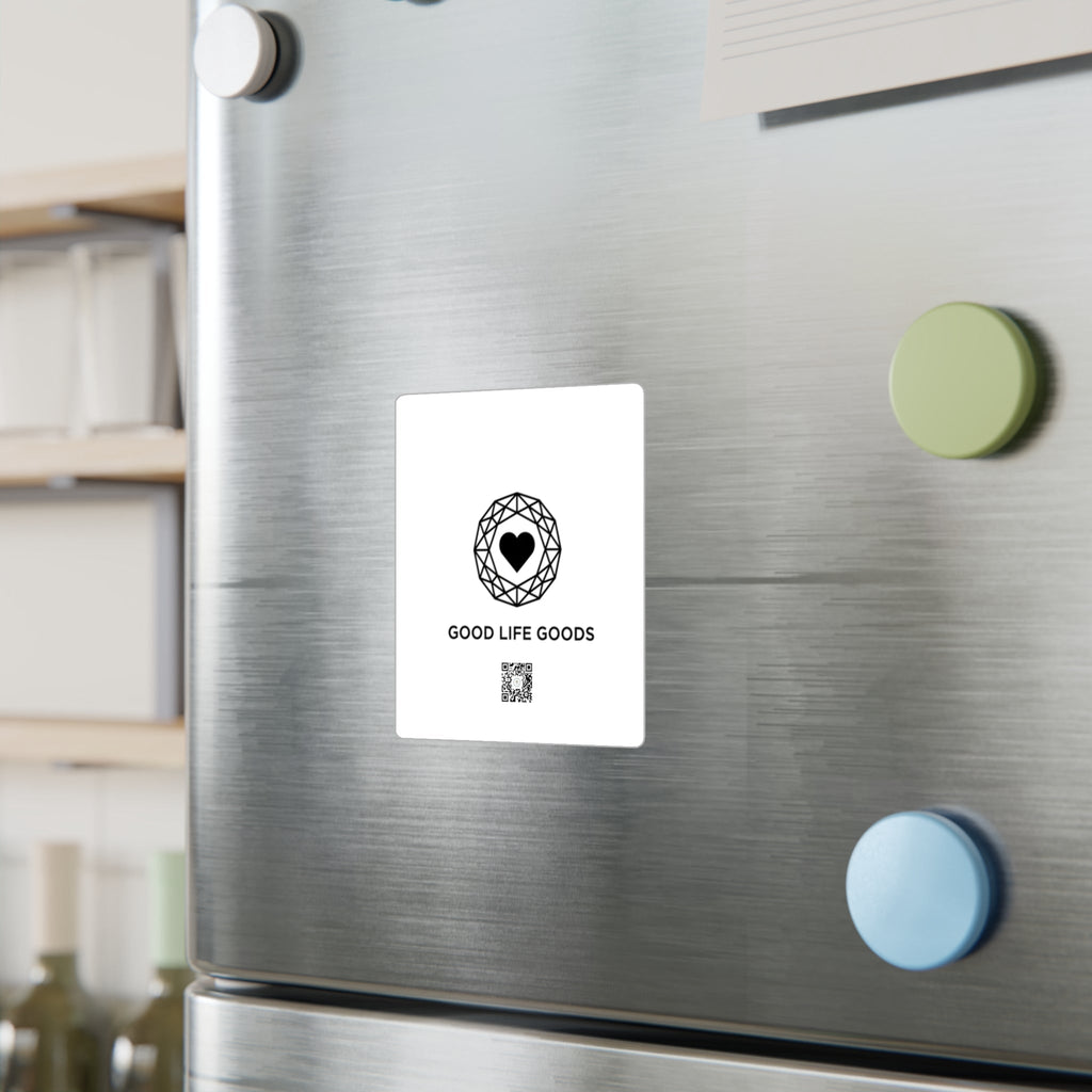 Vinyl Decal Sticker — 'Good Life Goods' Logo Kiss-Cut Sticker (Waterproof, Window-Ready) - Good Life Goods