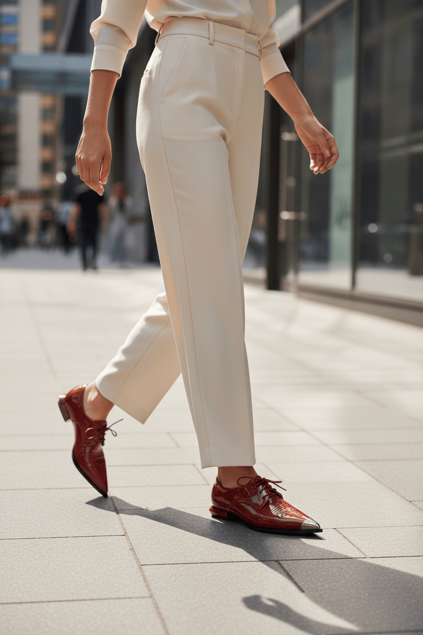 Women's Low - Heel Lace - Up Shoes - Good Life Goods