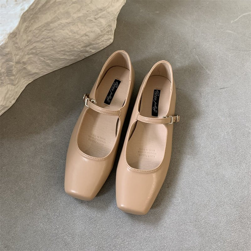 Women's Retro Square - Toe Flats - Good Life Goods
