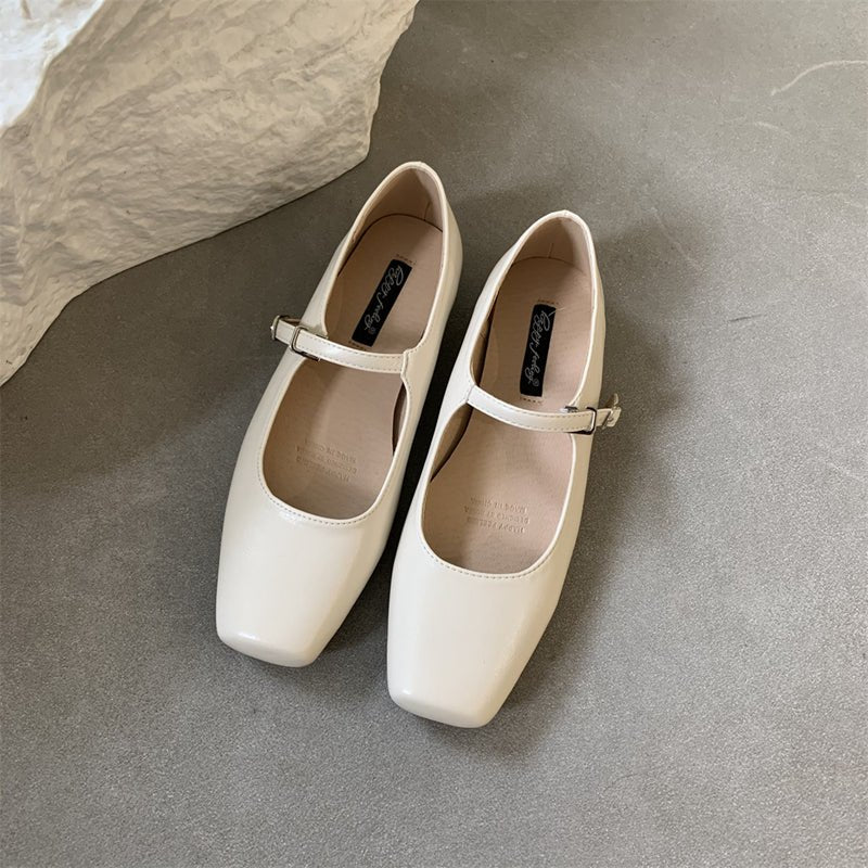 Women's Retro Square - Toe Flats - Good Life Goods