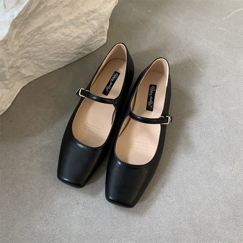 Women's Retro Square - Toe Flats - Good Life Goods