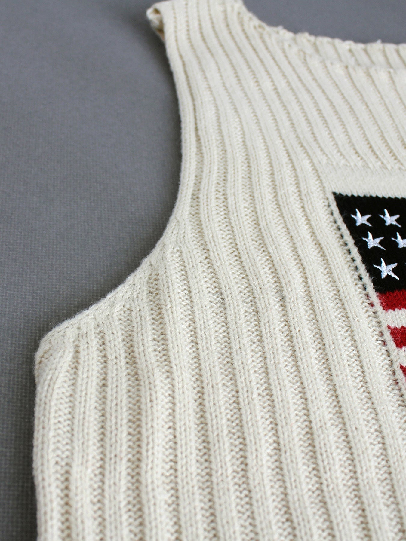 Women's Sleeveless Knit Sweater Top – Geometric Print Summer Essential - Good Life Goods