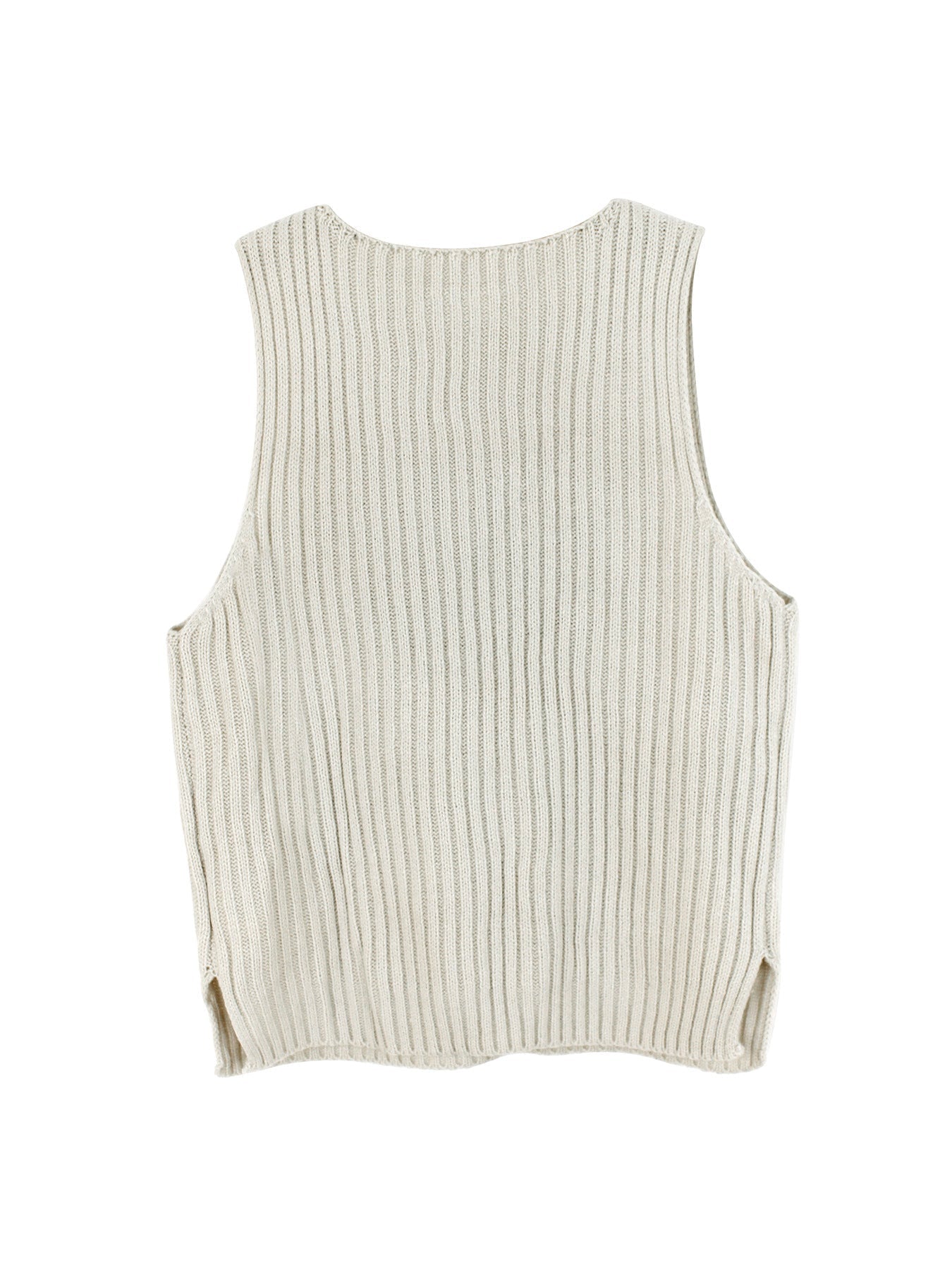 Women's Sleeveless Knit Sweater Top – Geometric Print Summer Essential - Good Life Goods